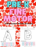 PreK Valentine Alphabet Letter ABC Letter Art & Craft Fine