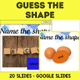 PreK and 1st Grade 2D Guess the Shape Kindergarten Game Ma