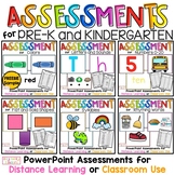 PreK and Kindergarten Assessment Bundle, Digital Flashcard