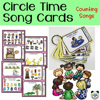 Preview of Counting and Math Songs for Circle Time