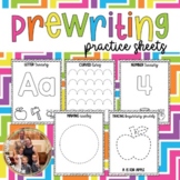 PreWriting Worksheets for Preschoolers 100+ Pages of Prewr