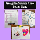 Prealgebra Summer School Lesson Plans Pack