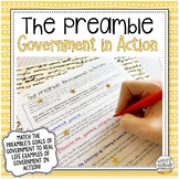 Preamble to the Constitution Activity - Government In Action