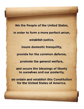 Preview of Preamble to the U.S. Constitution