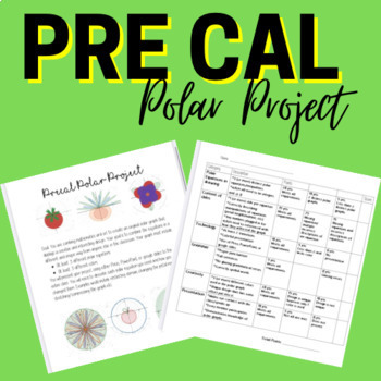 Preview of Precal Polar Project- EDITABLE