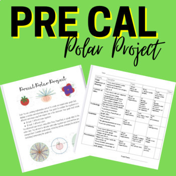 Preview of Precal Polar Project- PDF