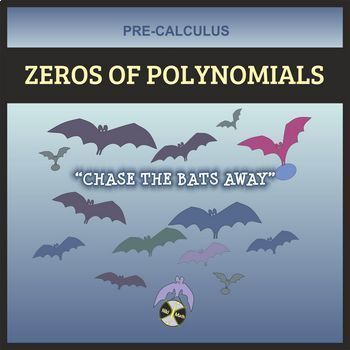 Preview of Zeros of Polynomial Functions - "Chase the Bats Away" Matching Game