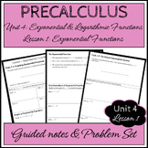 Precalculus Unit 4 Lesson 1 - Exponential Functions