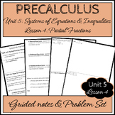 Precalculus Unit 5 Lesson 4 - Partial Fractions