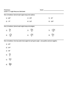 Precalculus Unit: Trigonometry by Math by Mrs Curfew | TPT