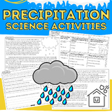 Precipitation: Rain, Hail, & Snow Science Passages & Worksheets