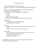 Precipitation Reactions and Solubility curve notes