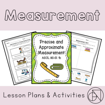 Preview of Precise and Approximate Measurement (Special Education)