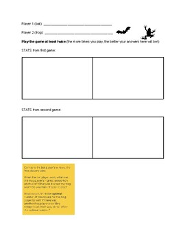 Preview of Predator Prey Partner Game Online Worksheet