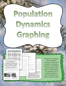 Preview of Predator and Prey Population Dynamics Graphing Activity