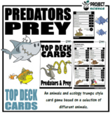 Predators and Prey Top Deck Cards [Trumps Style Card Game]