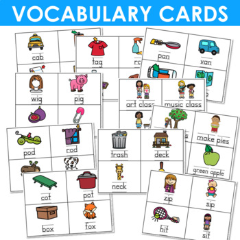 Predictable Sentences | Simple Sentences PHONICS CVC and Short Vowels