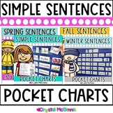 Predictable Sight Word Sentence Pocket Charts BUNDLE | Sig