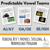 Predictable Vowel Teams for Intermediate Grades- Orton Gil