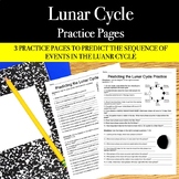Lunar Cycle & Moon Phases Worksheets