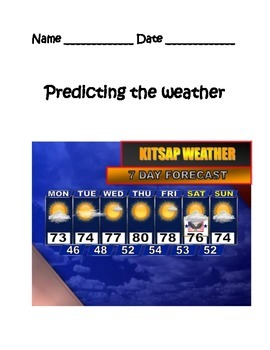 Preview of Predict the Weather BUNDLE 4th Grade Science