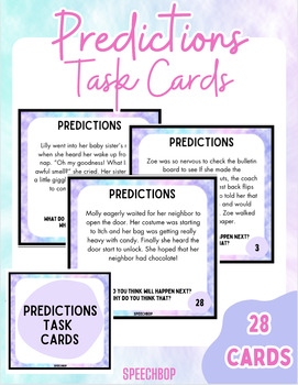 Preview of Prediction Task Cards