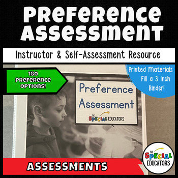 Preview of Preference Assessment - Everything you Need!