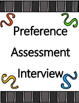 Preview of Preference Assessment Interview for Children Paper and Electronic Versions