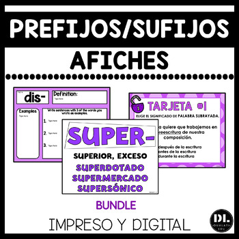 Prefijos Y Sufijos Prefixes And Suffixes Spanish Tpt