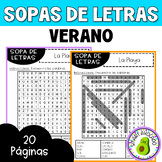 Sopas de Letras Verano- Spanish Summer Word Search Activit