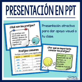 Prefijos Y Sufijos Prefixes And Suffixes Distance Learning Google Slides