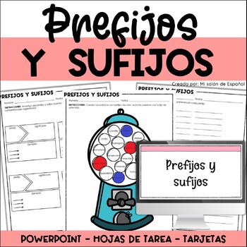 Preview of Prefijos y sufijos - Spanish prefixes and suffixes