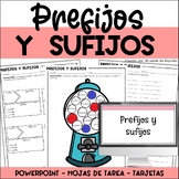 Prefijos y sufijos - Spanish prefixes and suffixes