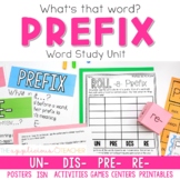 Prefixes Activities Un Pre Re Dis