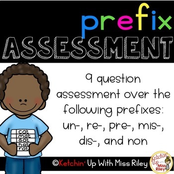 Preview of Prefix Assessment (re-, dis-, mis-, un-, non-, pre-)