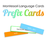 Prefix Cards — Montessori