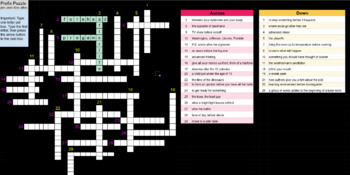 Preview of Prefix Crossword Puzzle (digital)