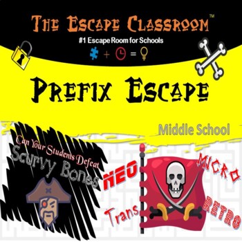 Preview of Prefix Escape Room (6th - 8th Grade) | The Escape Classroom