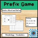 Prefix Game-Build a Word- Literacy Center