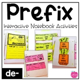 Prefix Interactive Notebook Activities: De- | 5  Engaging 