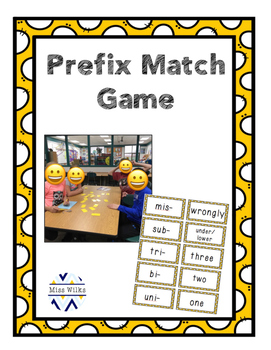 Preview of Prefix Match Game