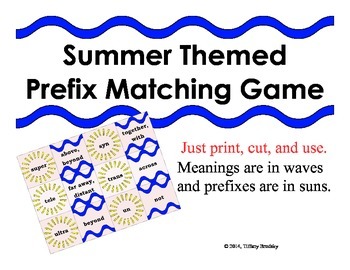 Preview of Prefix Matching Game of Prefixes and Meanings