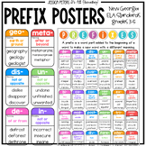 Prefix Posters | Prefixes Anchor Chart | 3rd 4th 5th | New