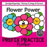 Prefix Practice for Un- and Re- | Word Flower Power | FREEBIE