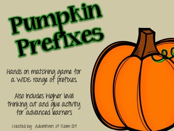 Preview of Prefix Pumpkins
