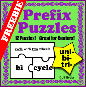 Preview of Prefix Puzzles ( uni-, bi-, tri- )