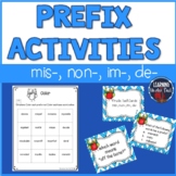 Activities with Prefixes