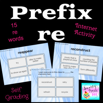 Preview of Prefix Re Words Digital Boom Deck