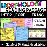 Prefix Reading Passage - Set 4: INTER-, FORE-, and TRANS- 
