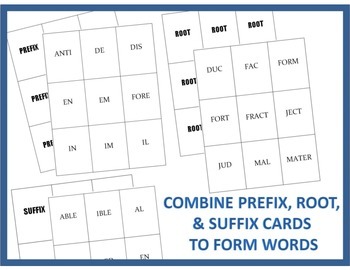 suffix dictionary prefix root vocabulary game preview